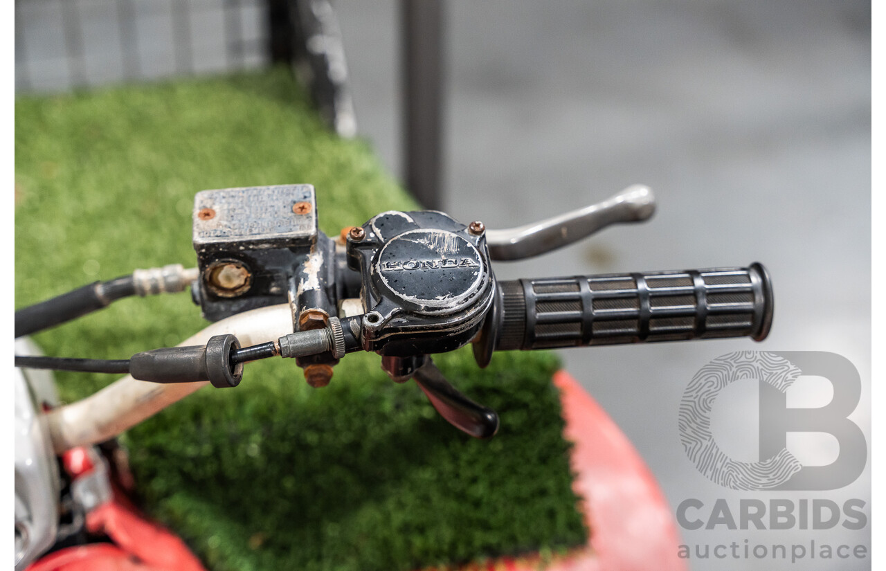 Honda Big Red Quad Bike and 1980 Trailer with Ramps