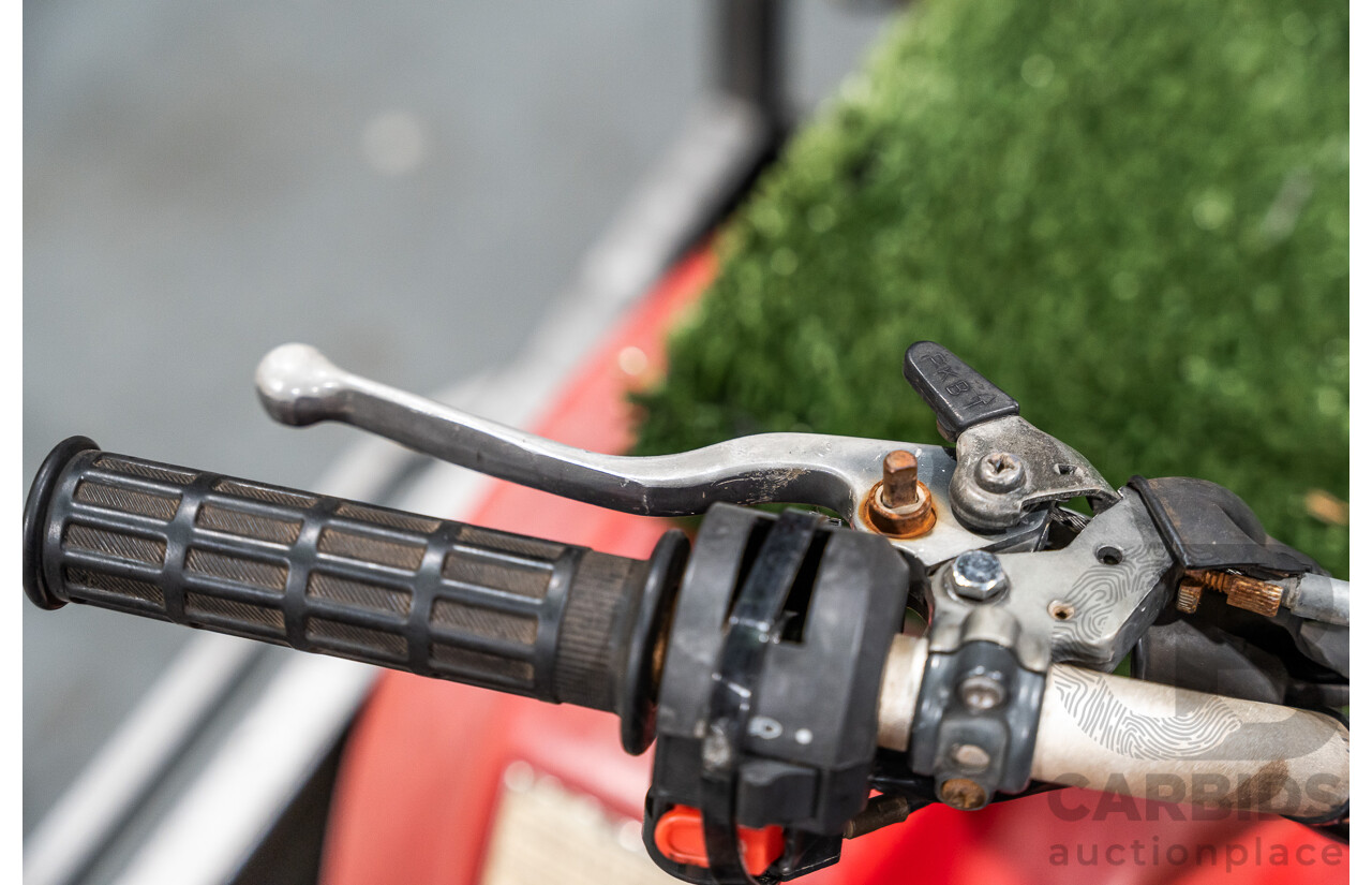 Honda Big Red Quad Bike and 1980 Trailer with Ramps