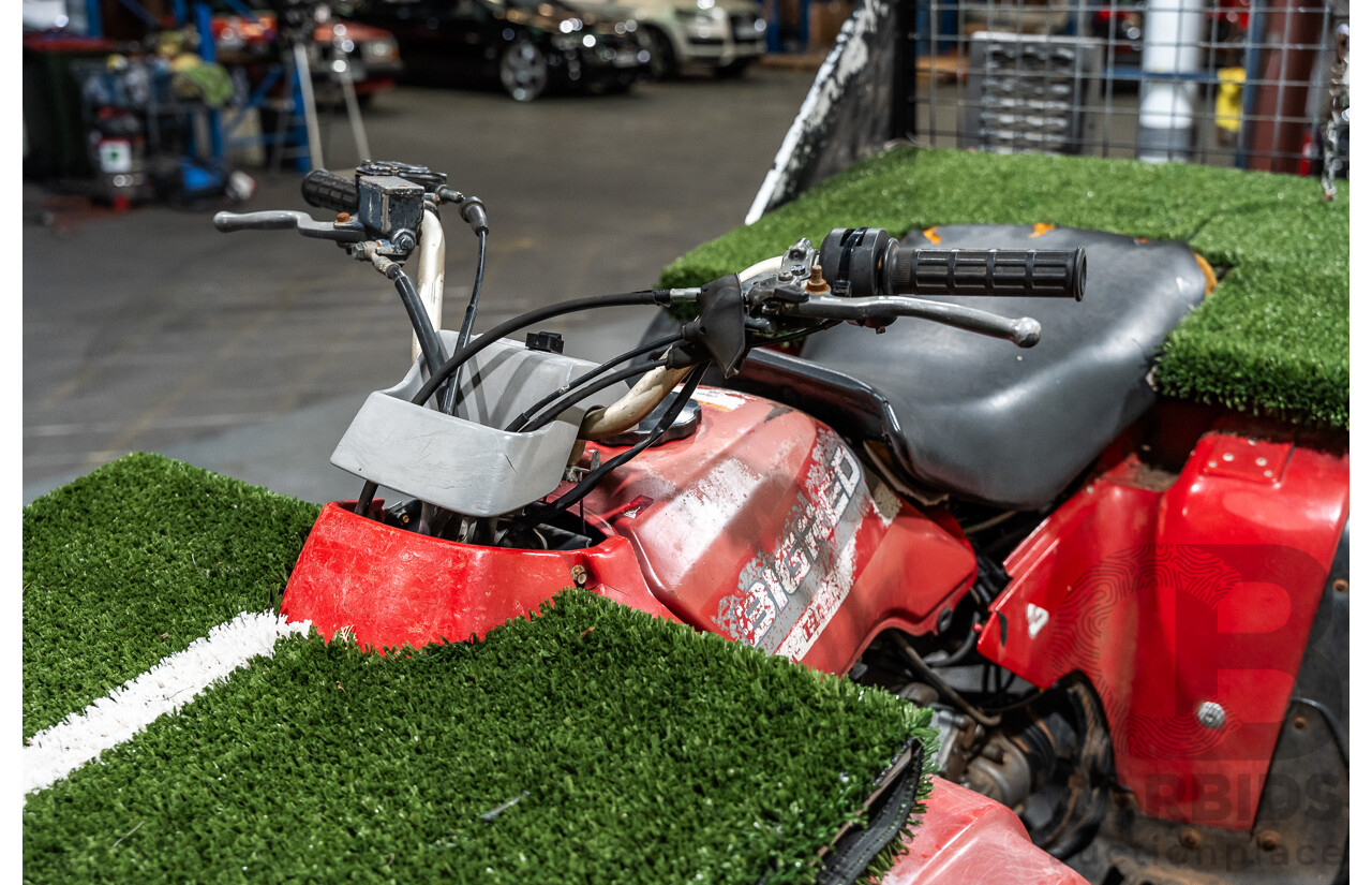 Honda Big Red Quad Bike and 1980 Trailer with Ramps