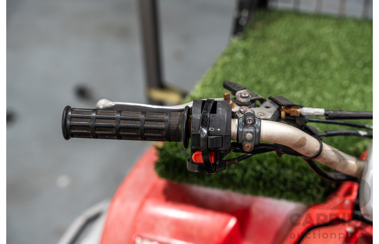 Honda Big Red Quad Bike and 1980 Trailer with Ramps