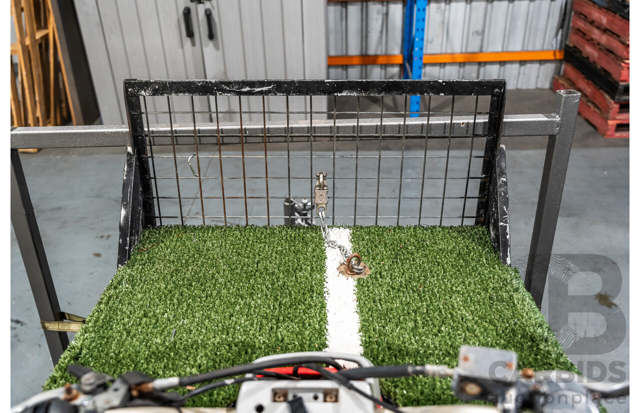 Honda Big Red Quad Bike and 1980 Trailer with Ramps