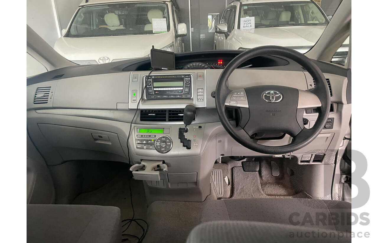 09/2007 Toyota Tarago GLX FWD ACR50R 4D Wagon Silver Or Chrome 2.4L