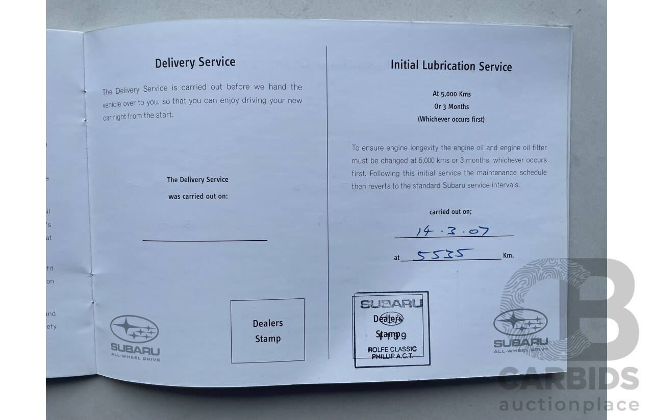 12/2006 Subaru Outback 3.0R PREMIUM AWD MY07 4D Wagon Grey 3.0L