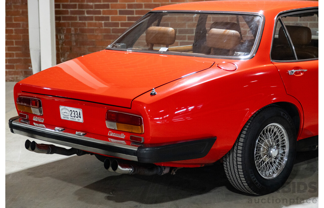 07/1985 De Tomaso Deauville Series 2 4d Sedan Red V8 5.8L