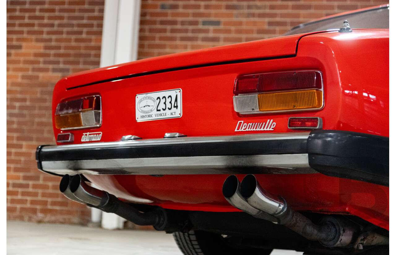 07/1985 De Tomaso Deauville Series 2 4d Sedan Red V8 5.8L