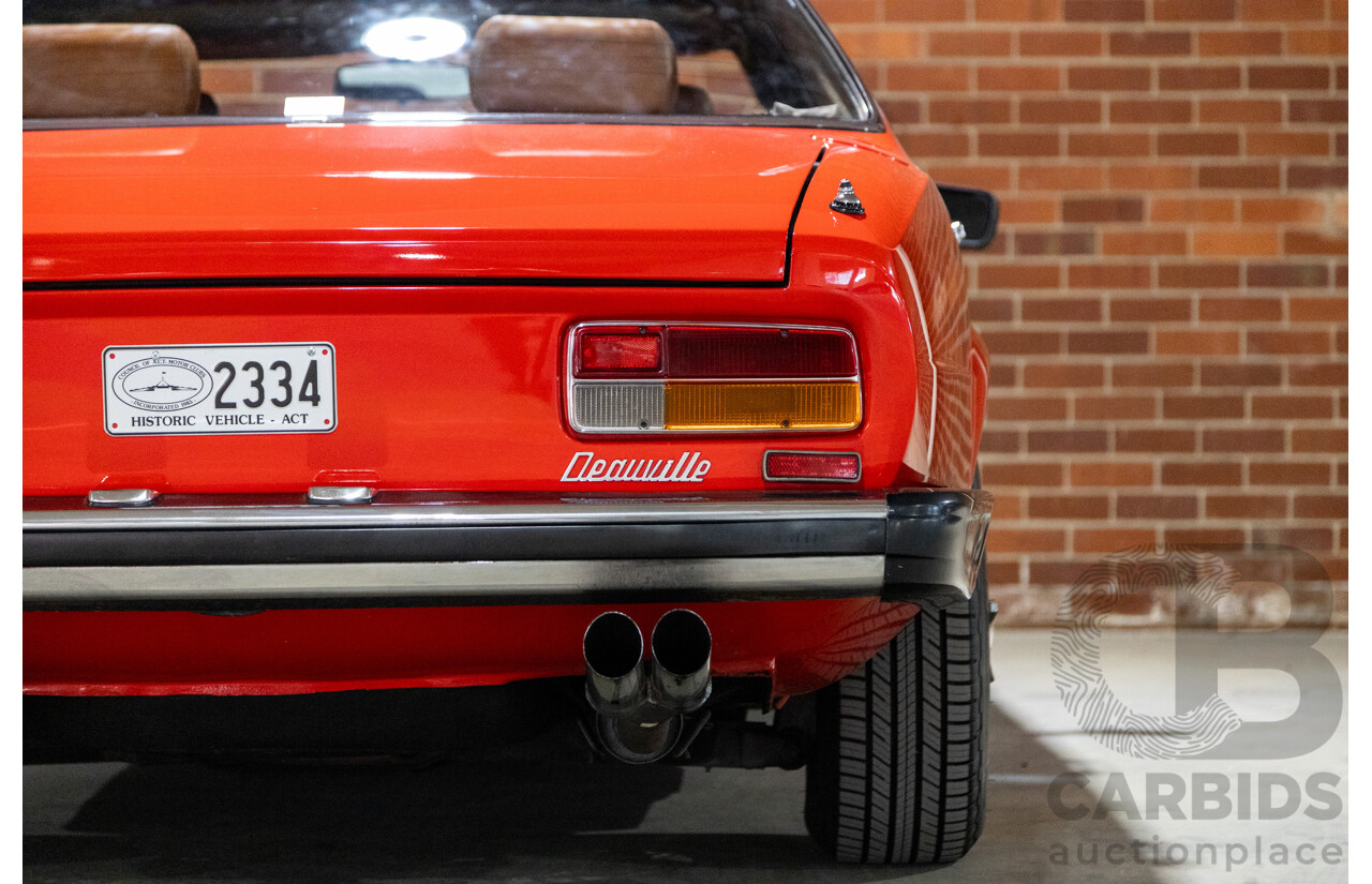 07/1985 De Tomaso Deauville Series 2 4d Sedan Red V8 5.8L