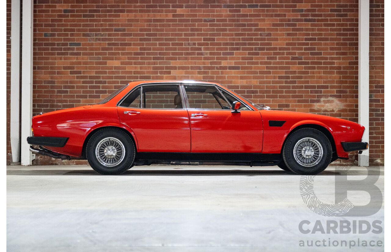 07/1985 De Tomaso Deauville Series 2 4d Sedan Red V8 5.8L