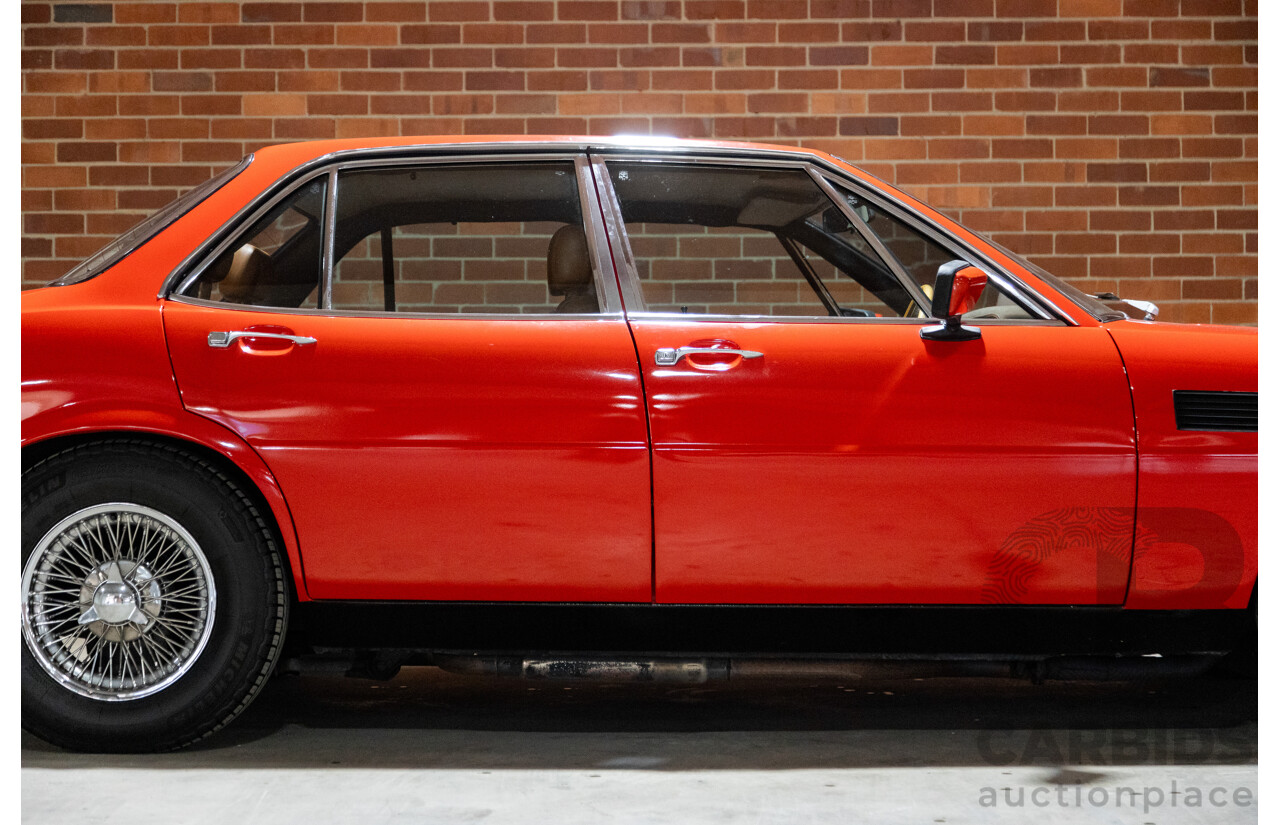 07/1985 De Tomaso Deauville Series 2 4d Sedan Red V8 5.8L