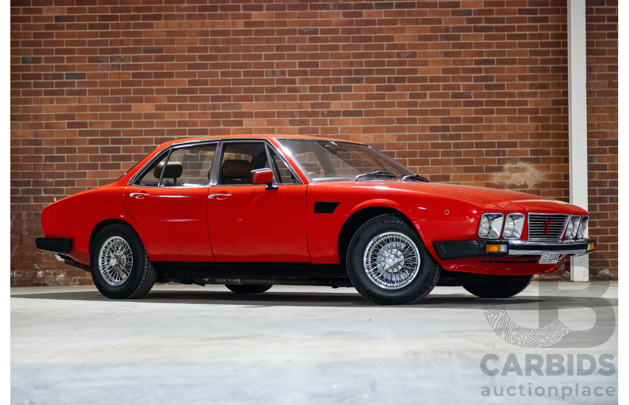 07/1985 De Tomaso Deauville Series 2 4d Sedan Red V8 5.8L