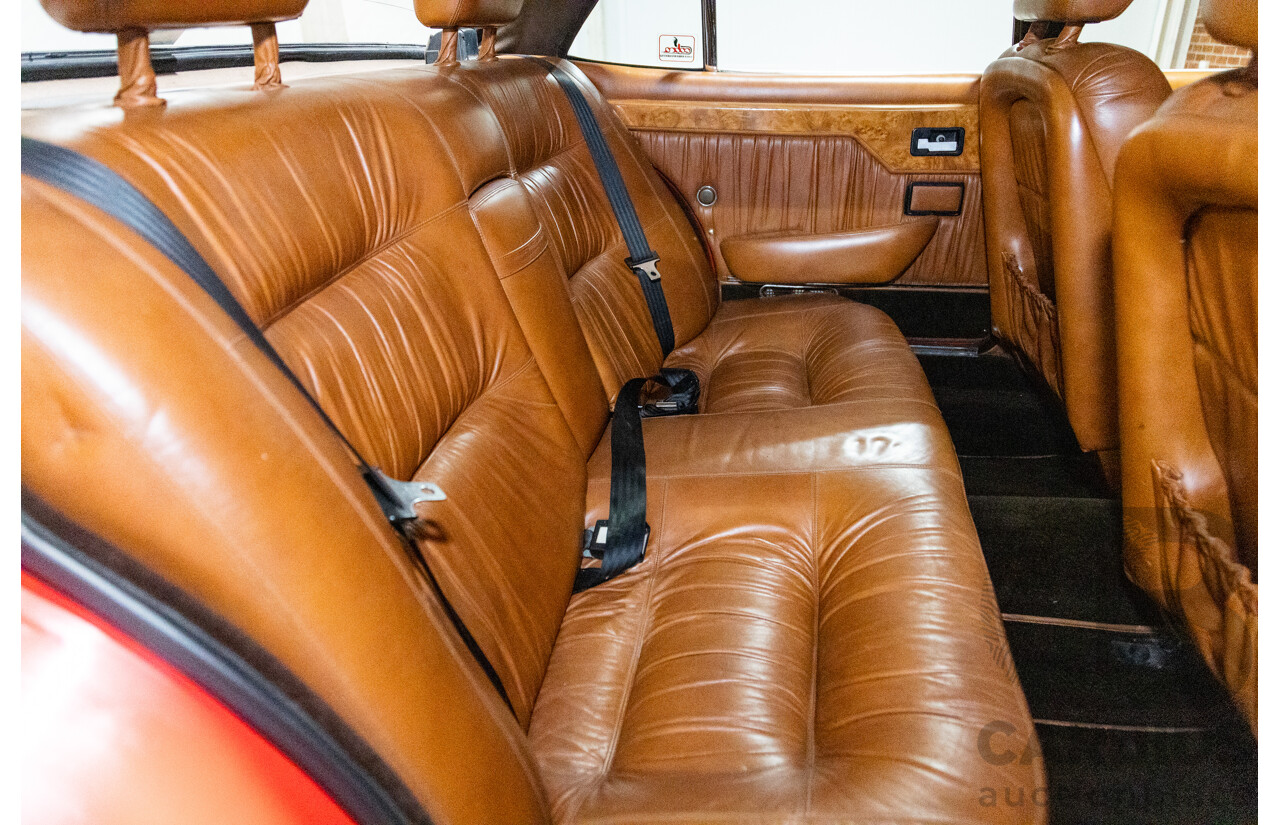 07/1985 De Tomaso Deauville Series 2 4d Sedan Red V8 5.8L