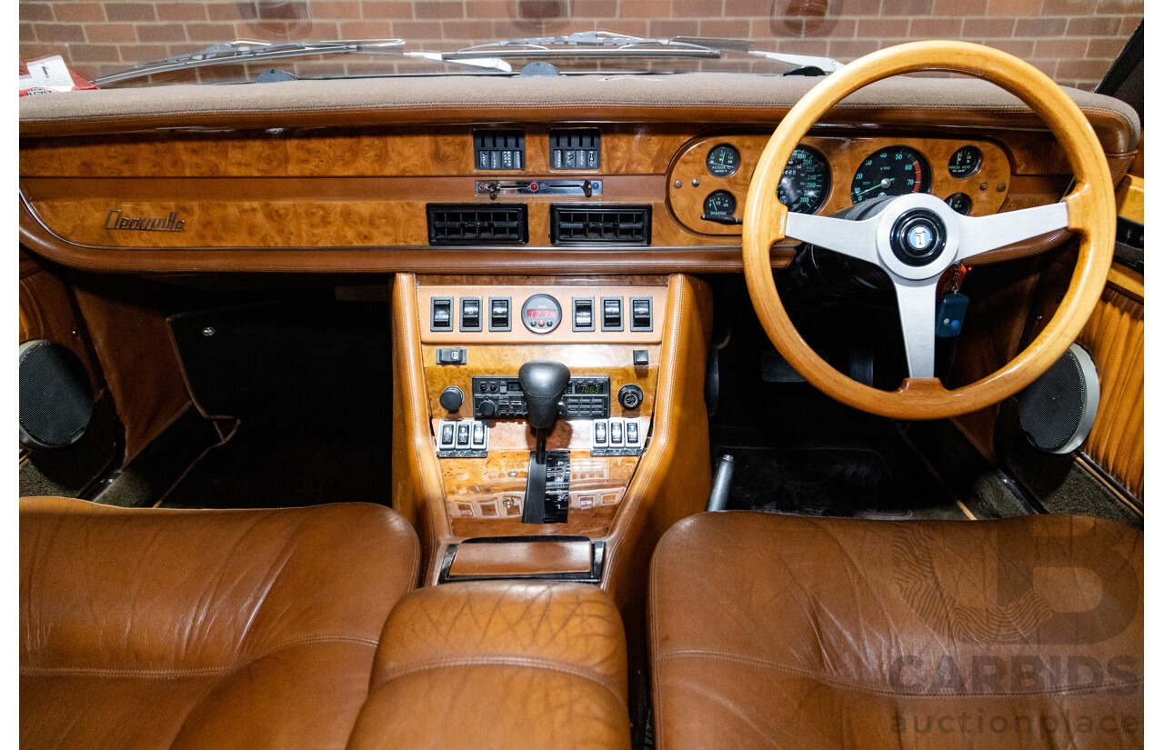 07/1985 De Tomaso Deauville Series 2 4d Sedan Red V8 5.8L