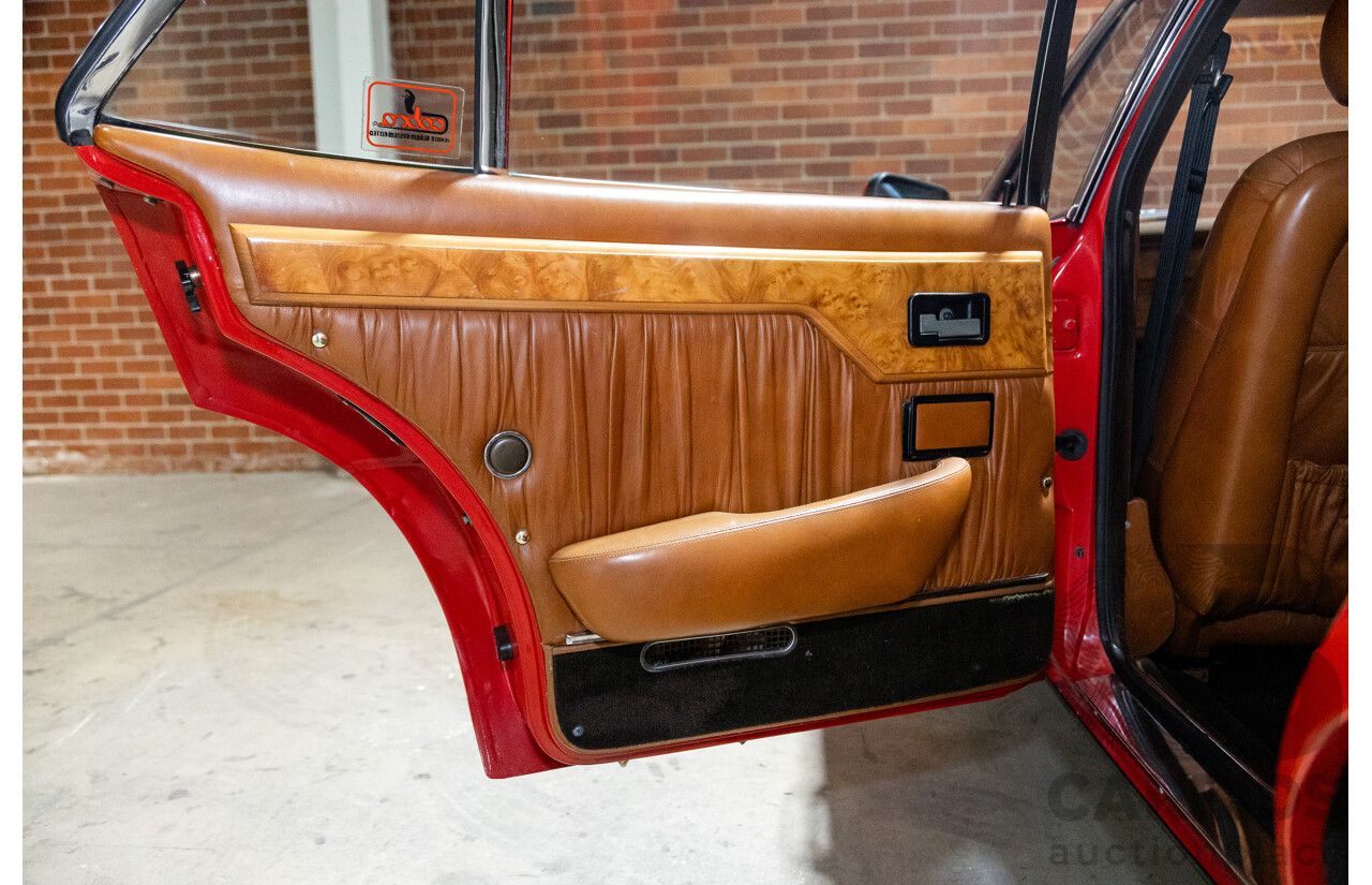 07/1985 De Tomaso Deauville Series 2 4d Sedan Red V8 5.8L