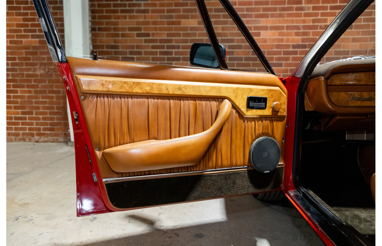 07/1985 De Tomaso Deauville Series 2 4d Sedan Red V8 5.8L