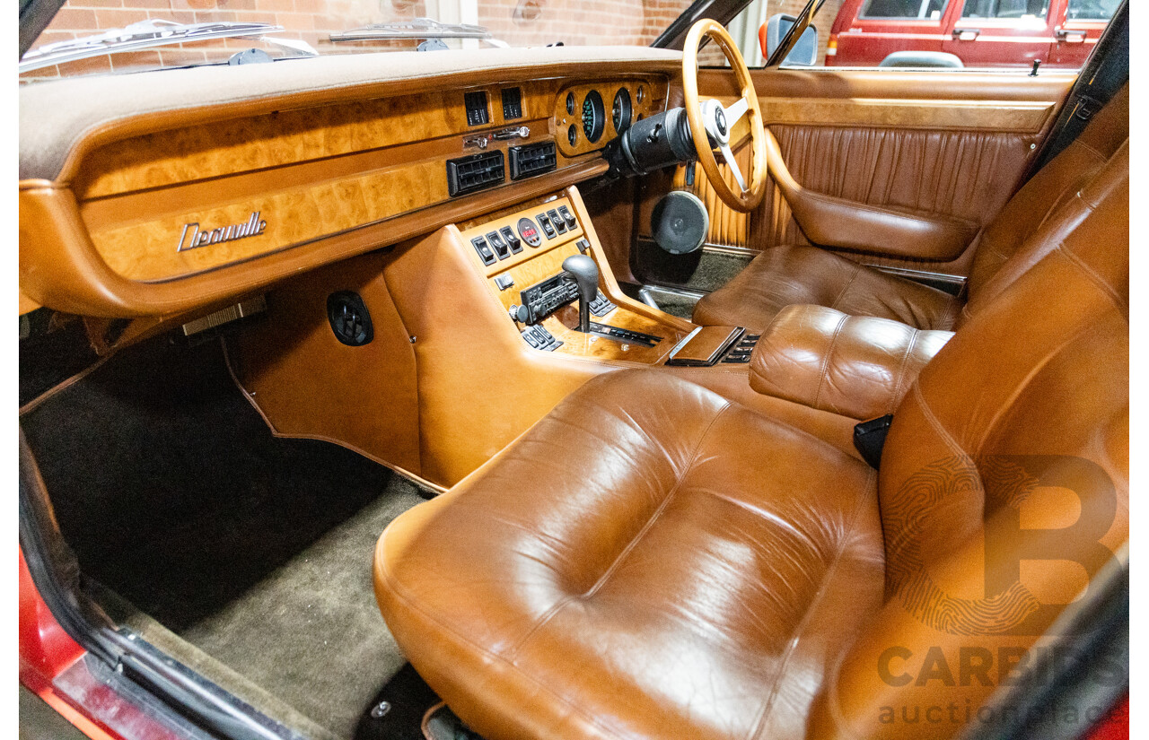 07/1985 De Tomaso Deauville Series 2 4d Sedan Red V8 5.8L