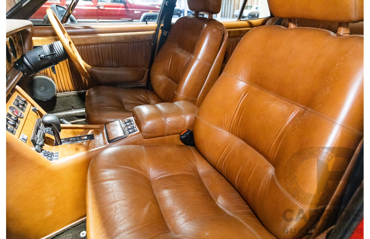 07/1985 De Tomaso Deauville Series 2 4d Sedan Red V8 5.8L