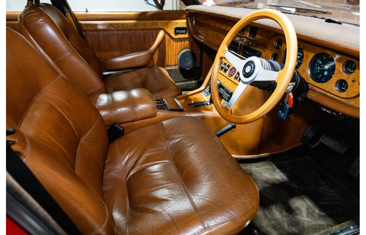 07/1985 De Tomaso Deauville Series 2 4d Sedan Red V8 5.8L