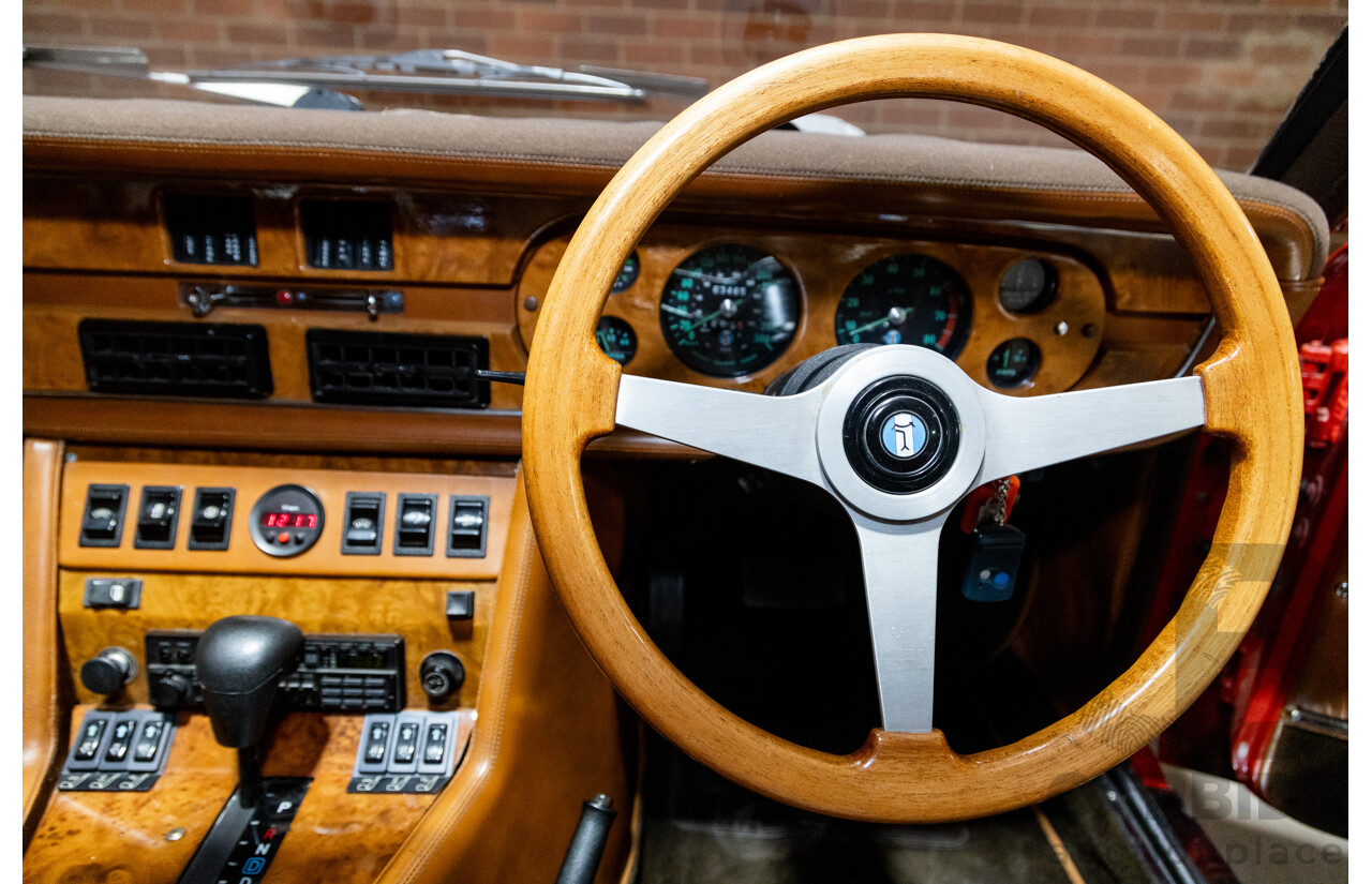 07/1985 De Tomaso Deauville Series 2 4d Sedan Red V8 5.8L