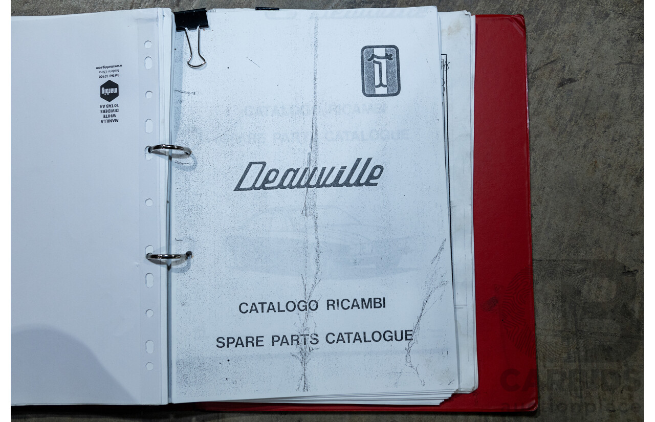 07/1985 De Tomaso Deauville Series 2 4d Sedan Red V8 5.8L