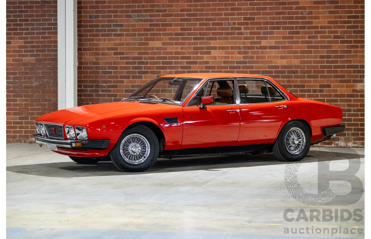 07/1985 De Tomaso Deauville Series 2 4d Sedan Red V8 5.8L