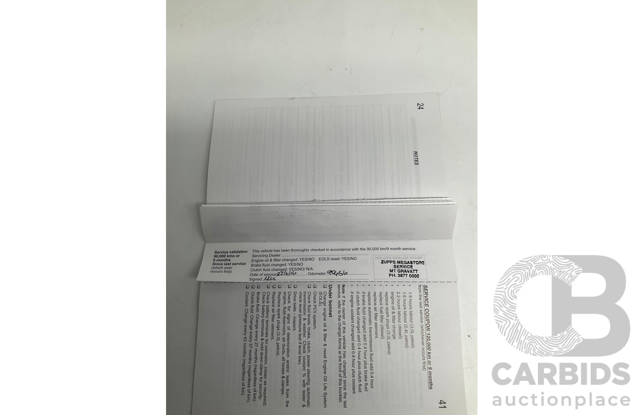 12/2012 Holden Captiva 7 LX (4x4) Series 2 CG MY12 4d Wagon White Turbo Diesel 2.2L - 7 Seater