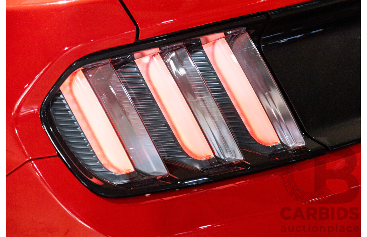 06/2017 Ford Mustang GT Fastback FM MY17 2d Coupe Race Red V8 5.0L