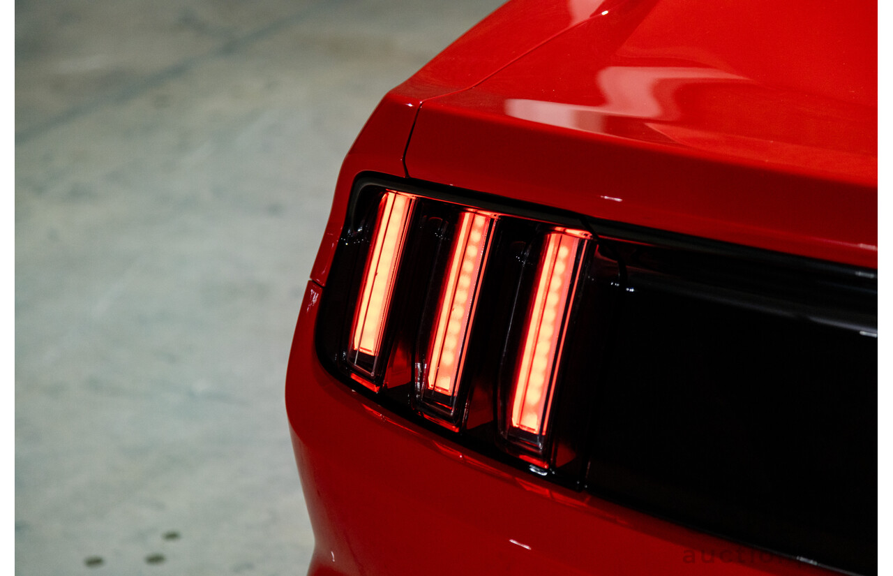 06/2017 Ford Mustang GT Fastback FM MY17 2d Coupe Race Red V8 5.0L