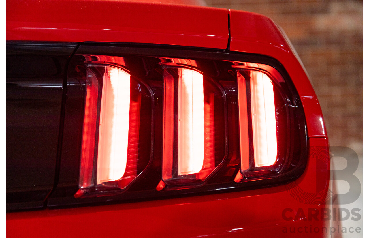 06/2017 Ford Mustang GT Fastback FM MY17 2d Coupe Race Red V8 5.0L