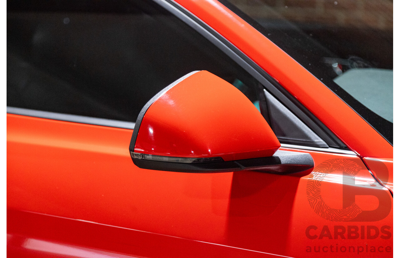 06/2017 Ford Mustang GT Fastback FM MY17 2d Coupe Race Red V8 5.0L