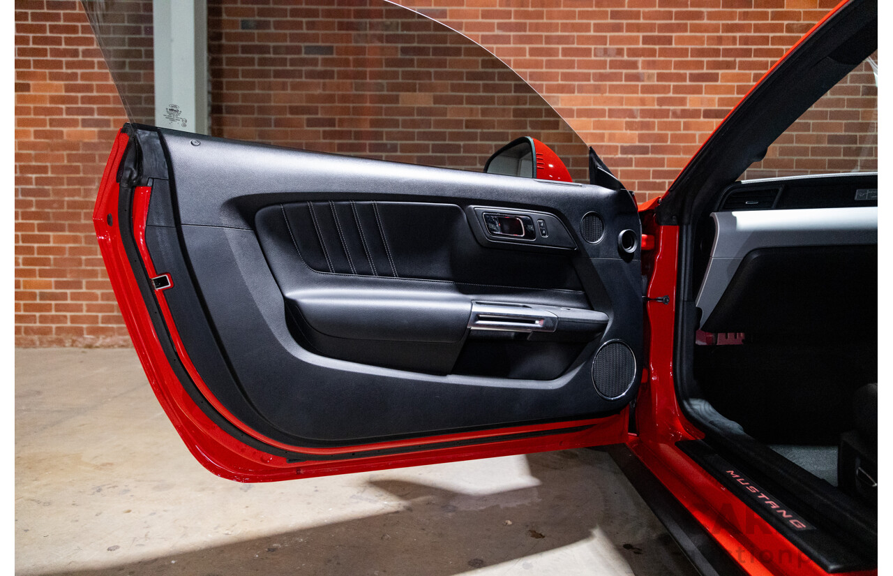 06/2017 Ford Mustang GT Fastback FM MY17 2d Coupe Race Red V8 5.0L