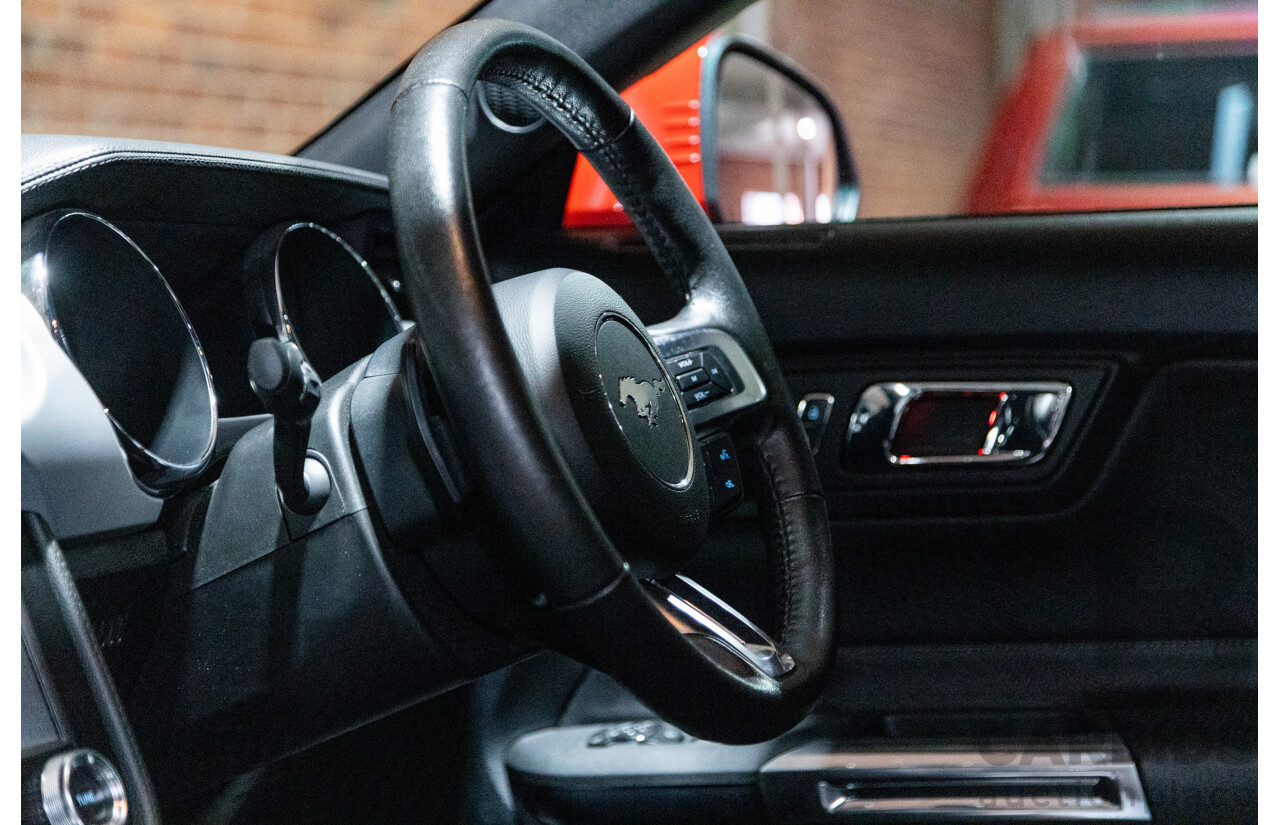 06/2017 Ford Mustang GT Fastback FM MY17 2d Coupe Race Red V8 5.0L