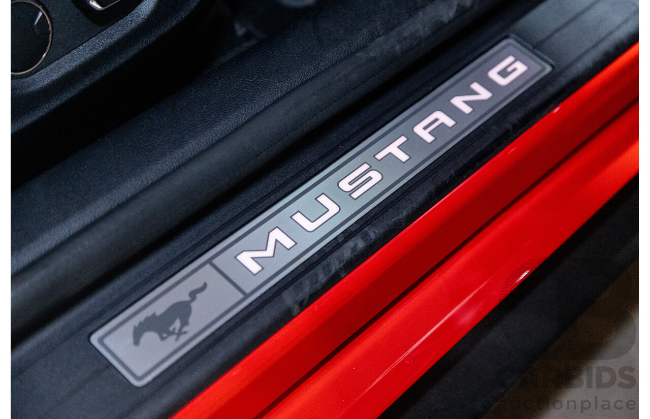 06/2017 Ford Mustang GT Fastback FM MY17 2d Coupe Race Red V8 5.0L