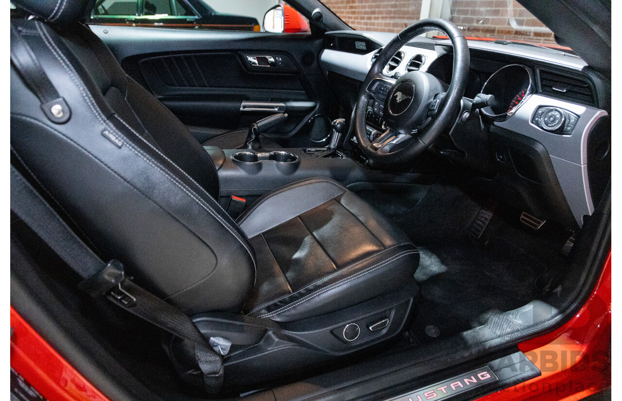 06/2017 Ford Mustang GT Fastback FM MY17 2d Coupe Race Red V8 5.0L