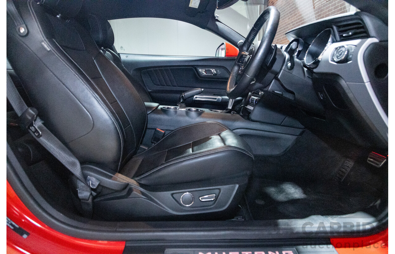 06/2017 Ford Mustang GT Fastback FM MY17 2d Coupe Race Red V8 5.0L