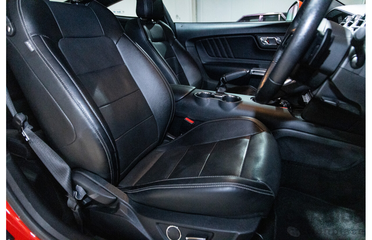 06/2017 Ford Mustang GT Fastback FM MY17 2d Coupe Race Red V8 5.0L