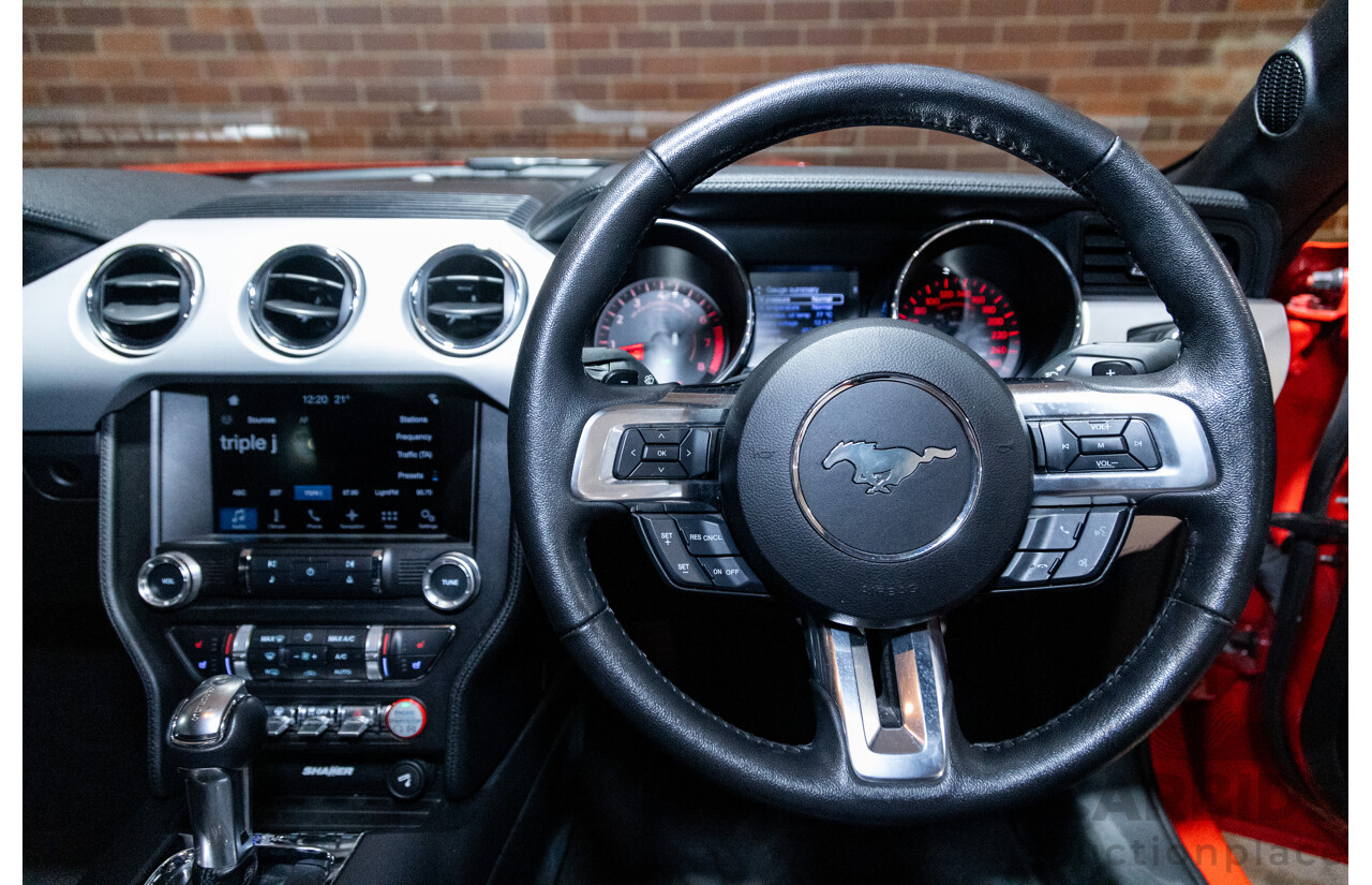 06/2017 Ford Mustang GT Fastback FM MY17 2d Coupe Race Red V8 5.0L