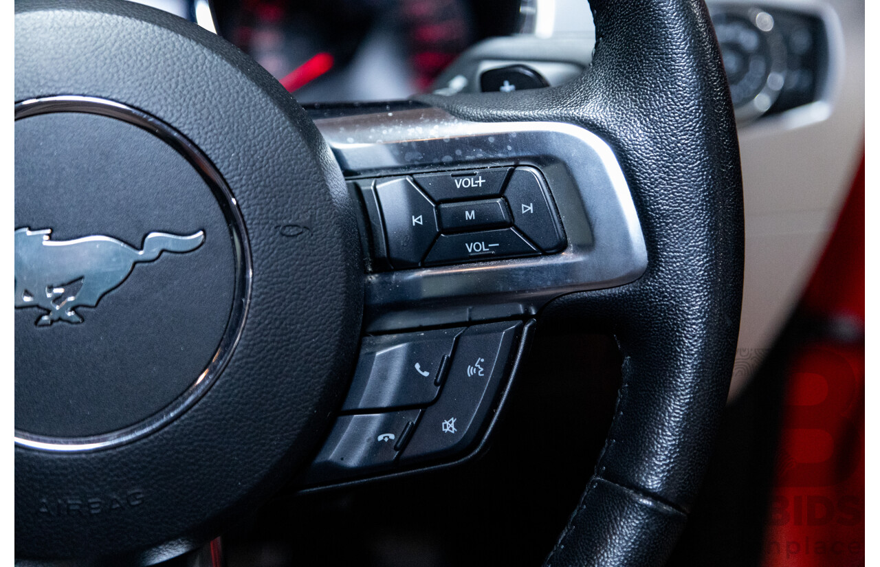 06/2017 Ford Mustang GT Fastback FM MY17 2d Coupe Race Red V8 5.0L