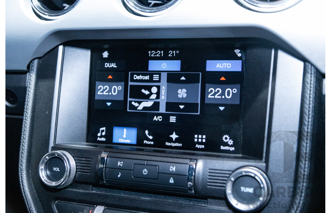 06/2017 Ford Mustang GT Fastback FM MY17 2d Coupe Race Red V8 5.0L