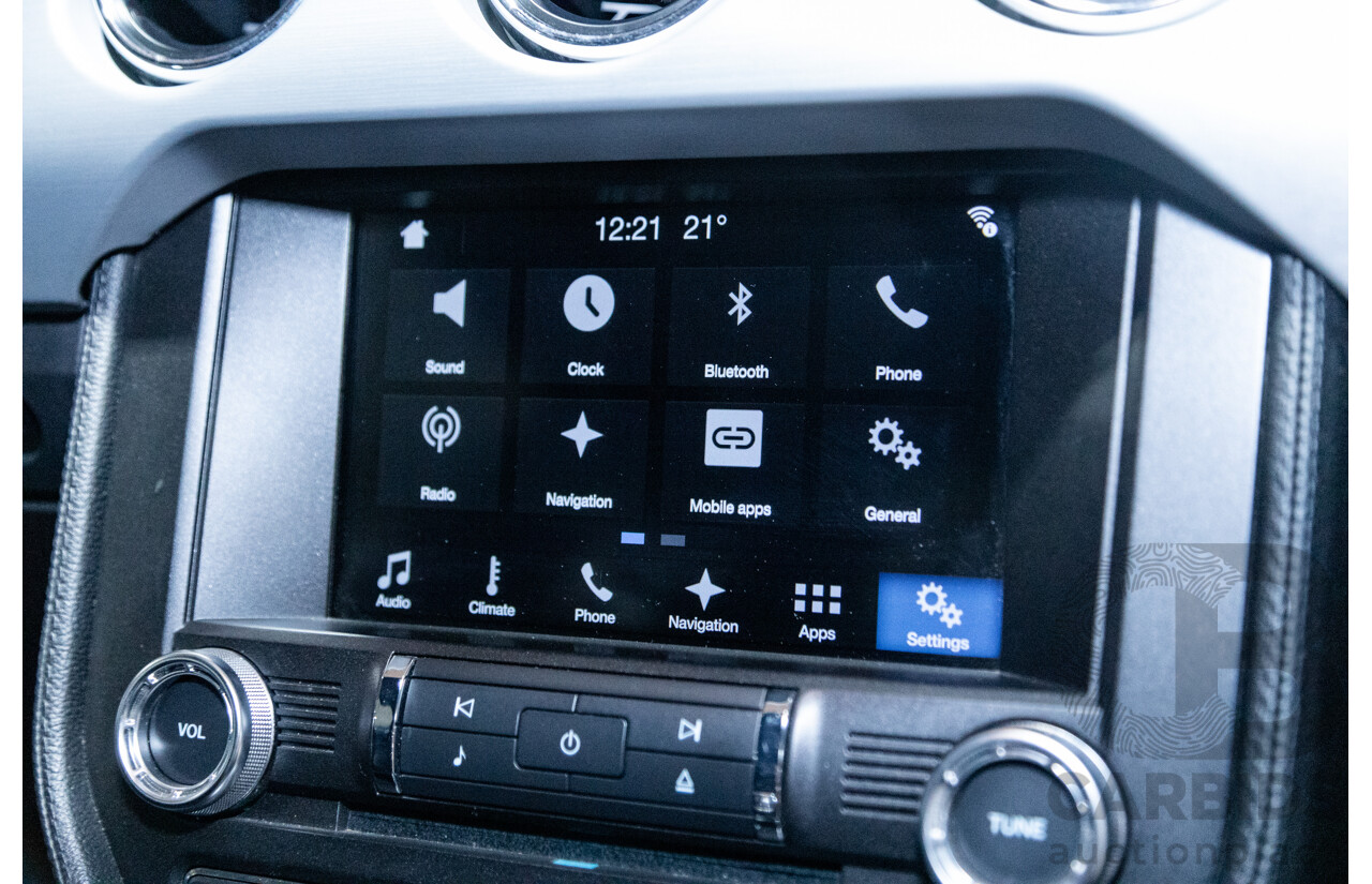 06/2017 Ford Mustang GT Fastback FM MY17 2d Coupe Race Red V8 5.0L