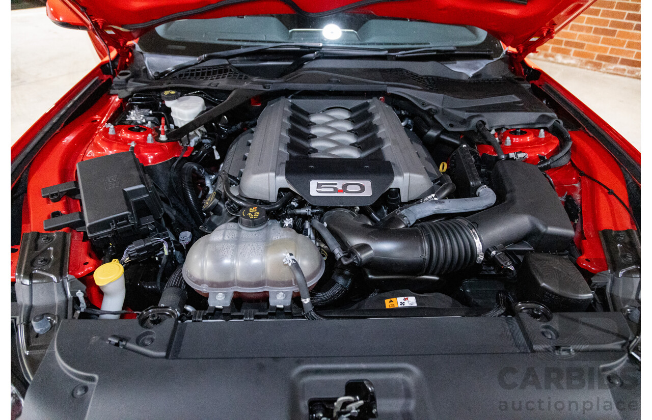 06/2017 Ford Mustang GT Fastback FM MY17 2d Coupe Race Red V8 5.0L