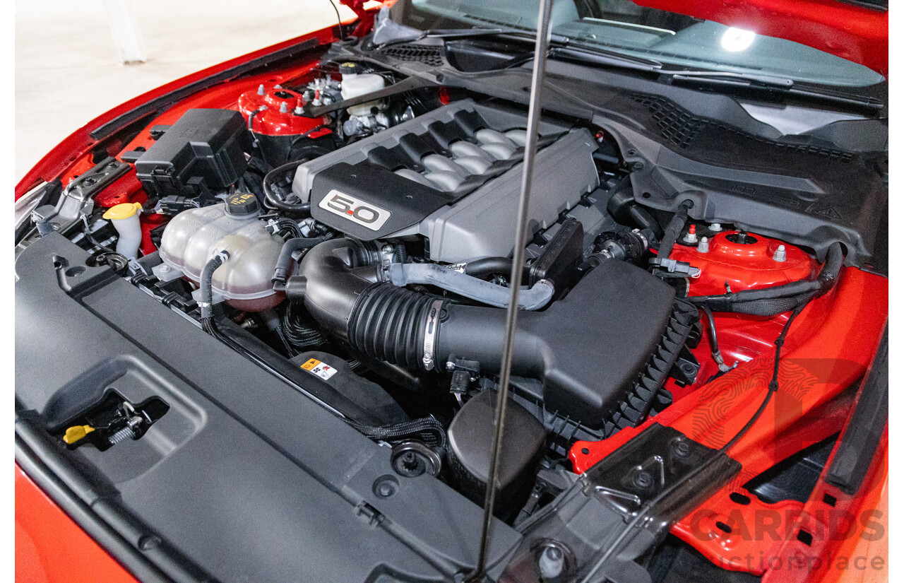 06/2017 Ford Mustang GT Fastback FM MY17 2d Coupe Race Red V8 5.0L