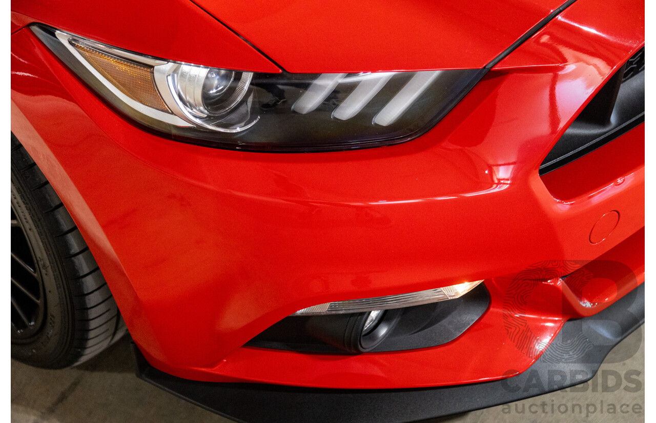 06/2017 Ford Mustang GT Fastback FM MY17 2d Coupe Race Red V8 5.0L