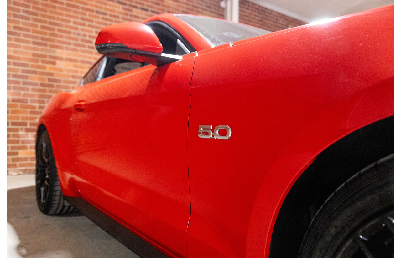 06/2017 Ford Mustang GT Fastback FM MY17 2d Coupe Race Red V8 5.0L