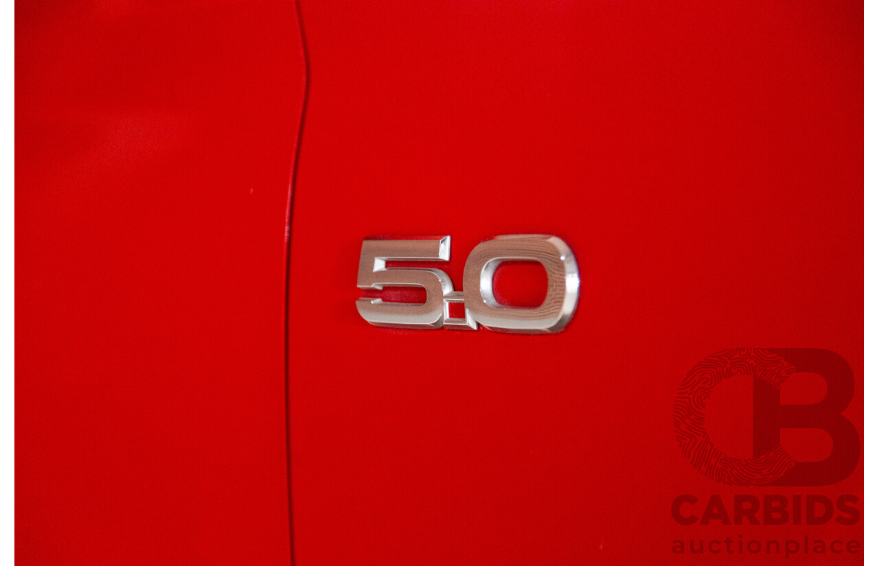 06/2017 Ford Mustang GT Fastback FM MY17 2d Coupe Race Red V8 5.0L