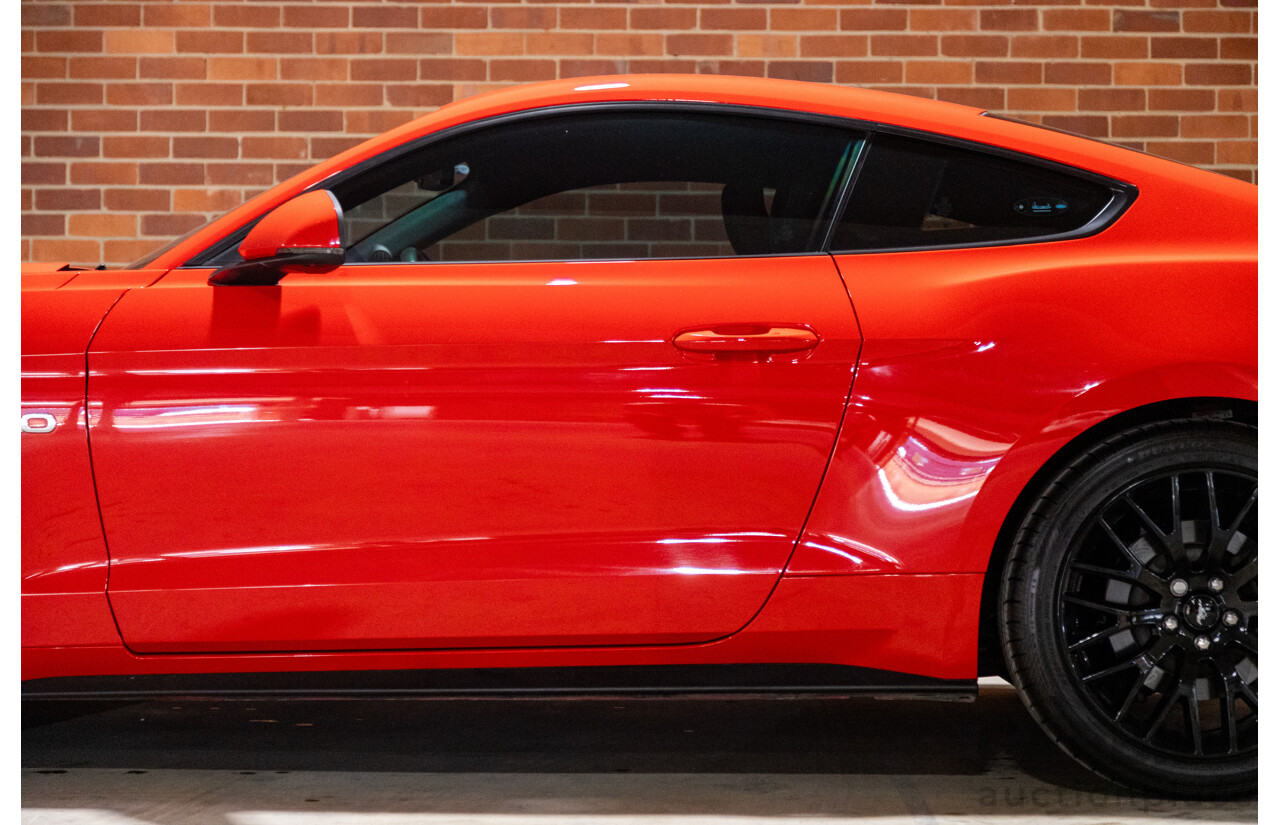 06/2017 Ford Mustang GT Fastback FM MY17 2d Coupe Race Red V8 5.0L