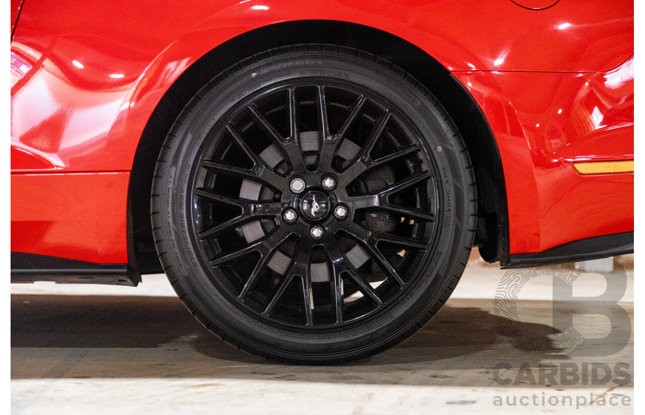 06/2017 Ford Mustang GT Fastback FM MY17 2d Coupe Race Red V8 5.0L