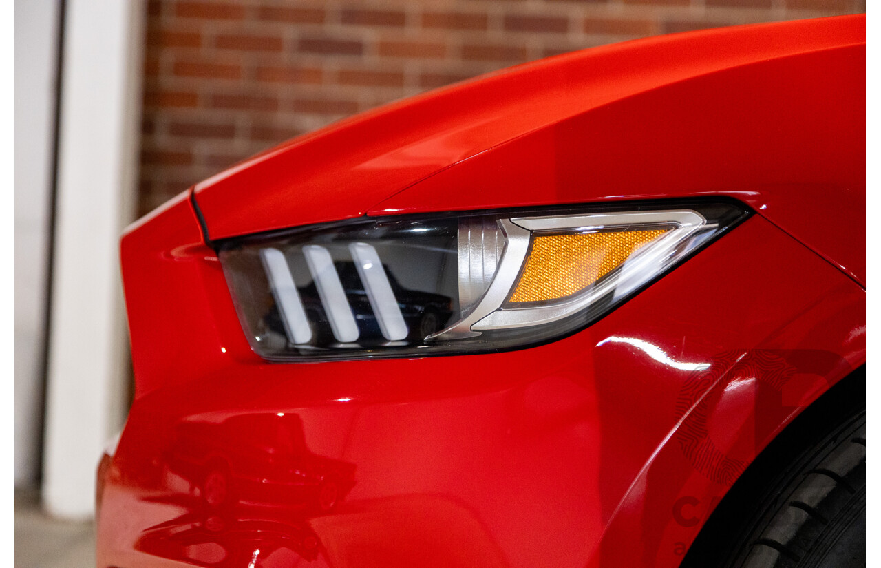 06/2017 Ford Mustang GT Fastback FM MY17 2d Coupe Race Red V8 5.0L