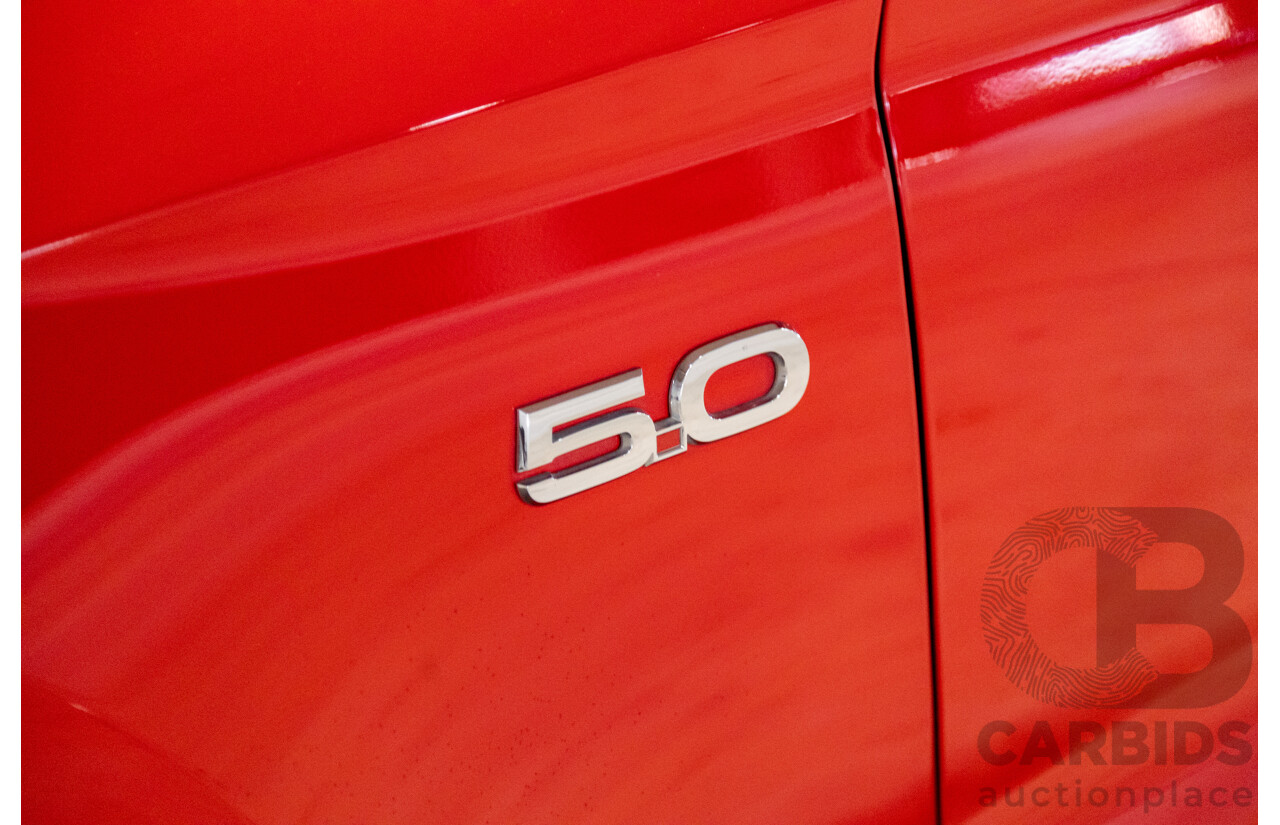 06/2017 Ford Mustang GT Fastback FM MY17 2d Coupe Race Red V8 5.0L