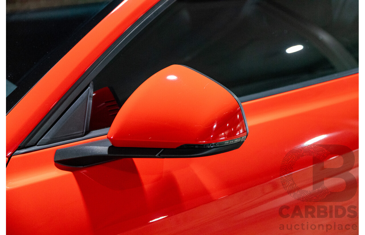 06/2017 Ford Mustang GT Fastback FM MY17 2d Coupe Race Red V8 5.0L