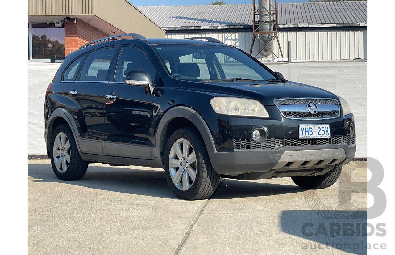 11/2008 Holden Captiva LX (4x4) 4x4 CG MY09 4D Wagon Black 3.2L
