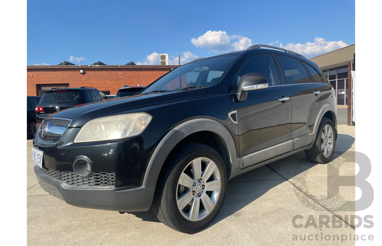 11/2008 Holden Captiva LX (4x4) 4x4 CG MY09 4D Wagon Black 3.2L